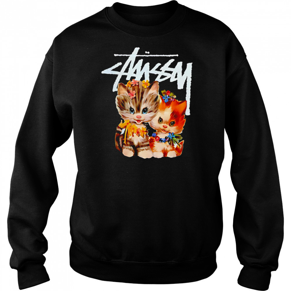 Stussy Cats funny cute shirt Hoodie