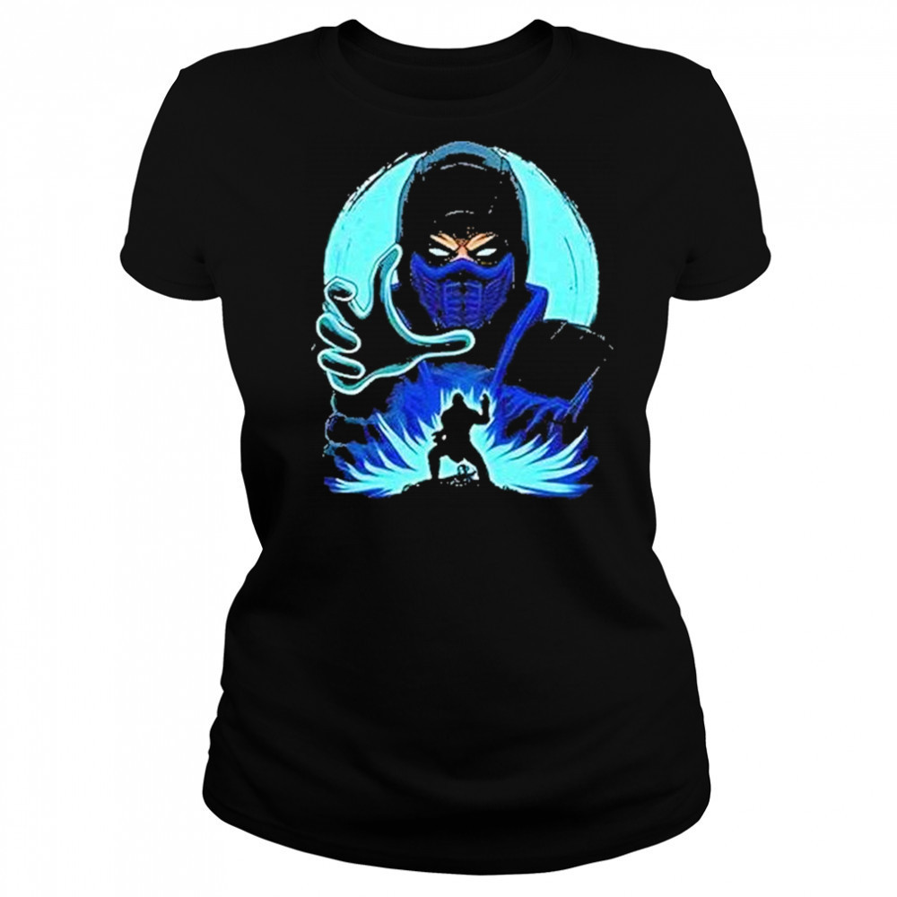 Sub Zero Mortal Kombat Blue Ninja Fighter Shirt Women's T-shirt
