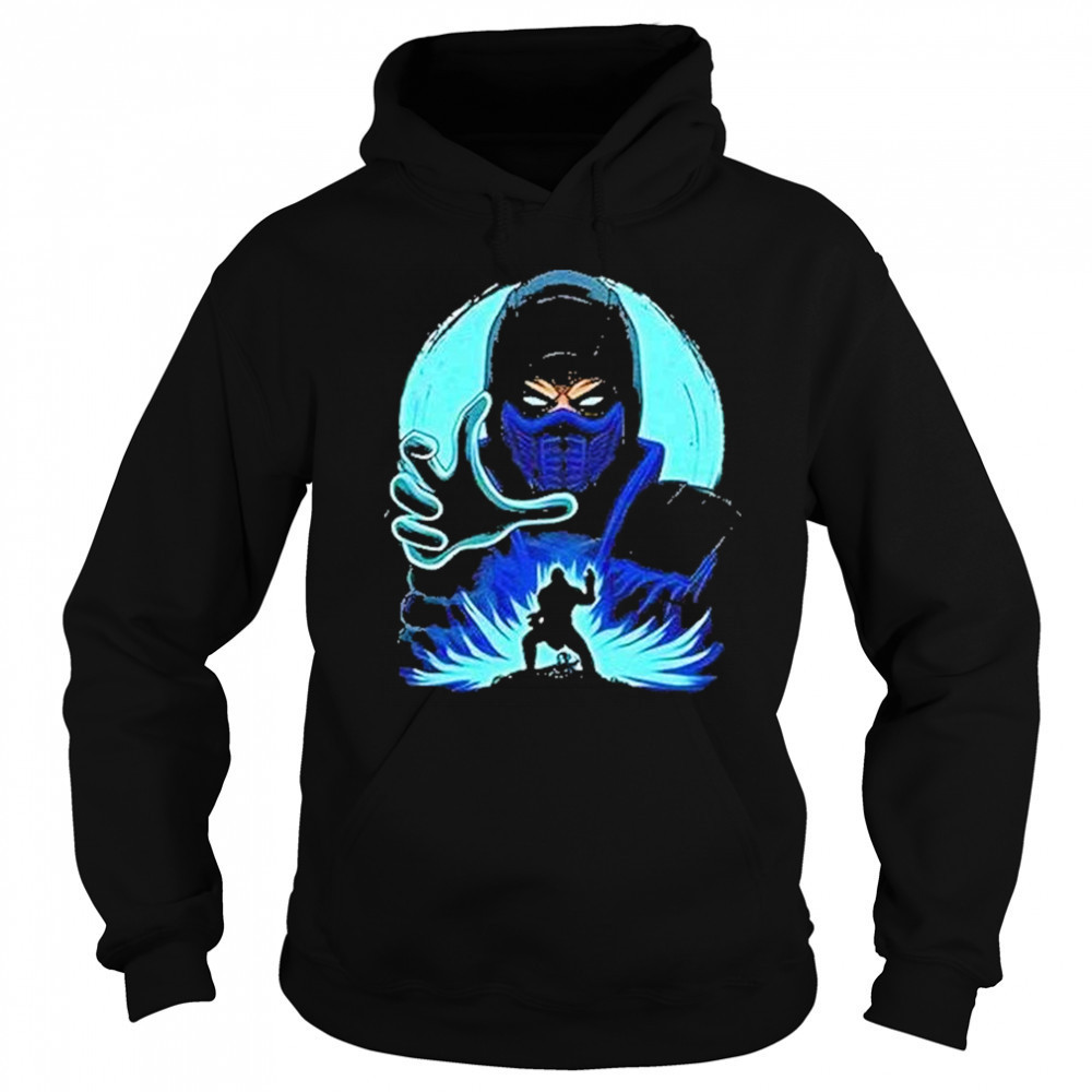 Sub Zero Mortal Kombat Blue Ninja Fighter Shirt Sweatshirt