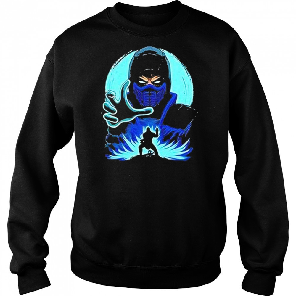 Sub Zero Mortal Kombat Blue Ninja Fighter Shirt Hoodie