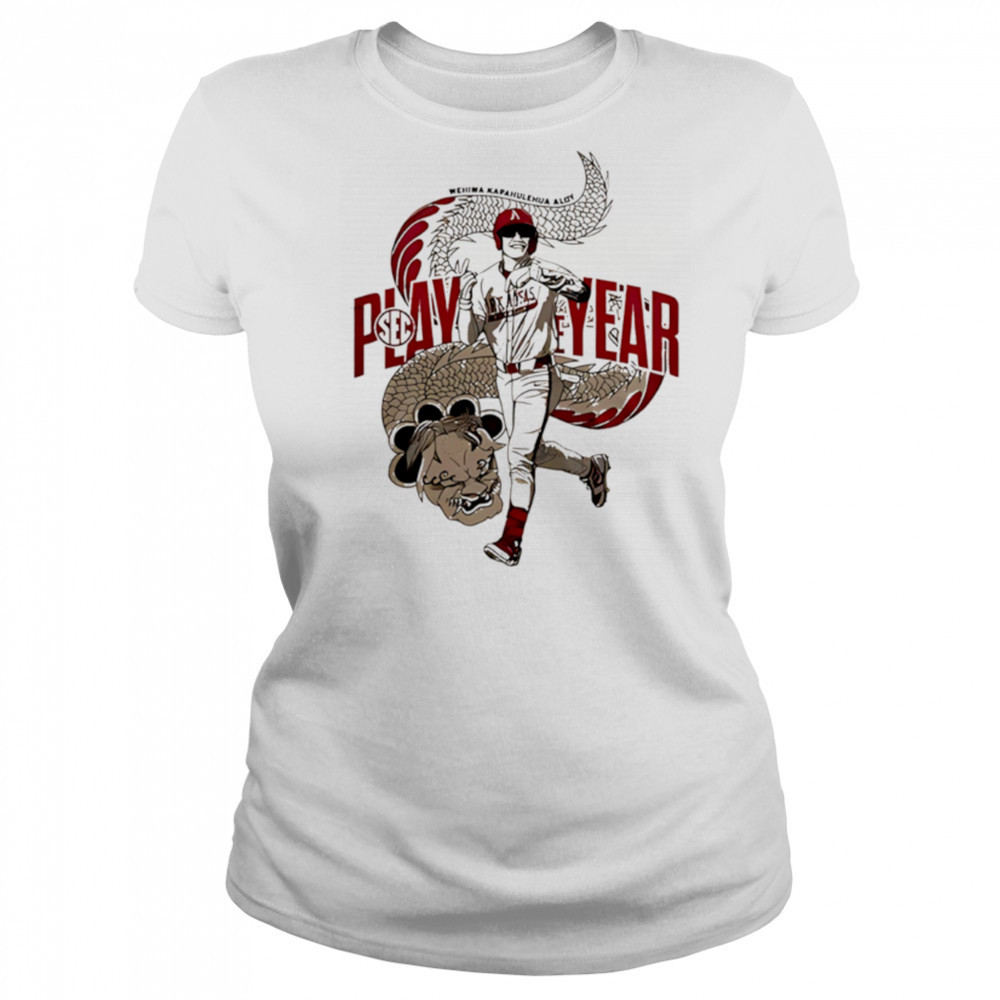 The Dragon Wehiwa Aloy Arkansas Razorbacks Special shirt Women's T-shirt