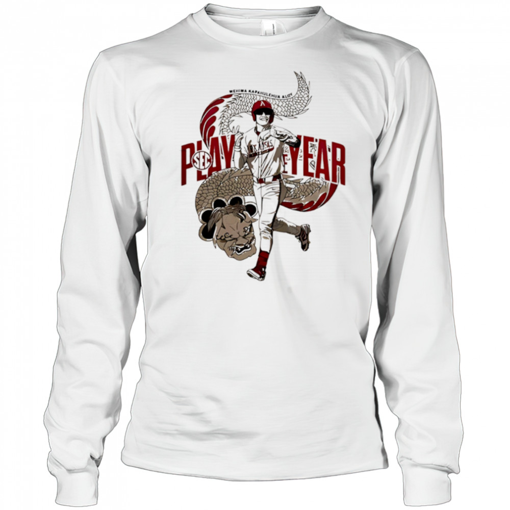 The Dragon Wehiwa Aloy Arkansas Razorbacks Special shirt Long Sleeved