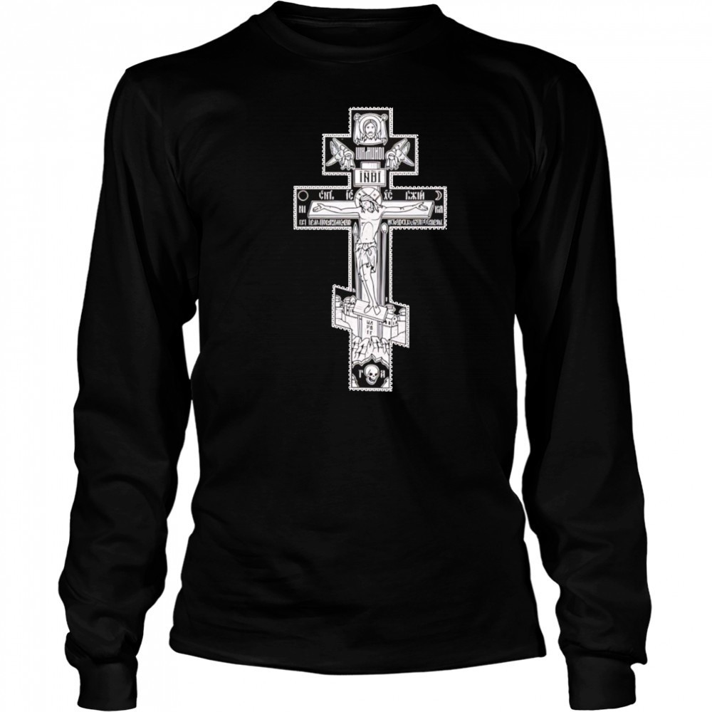 The Lilly Gaddis Orthodox Cross shirt Long Sleeved