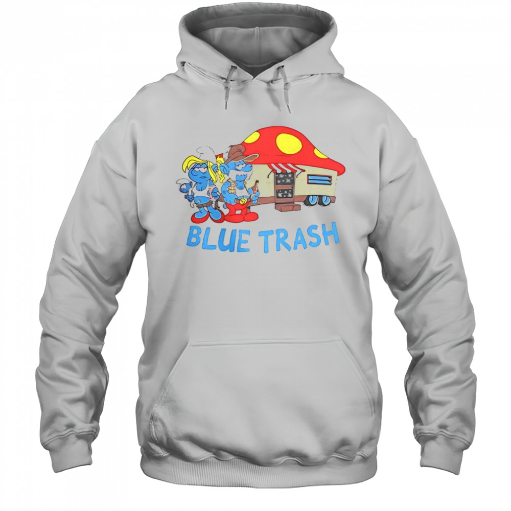 The Smurfs Blue Trash T-Shirt Hoodie