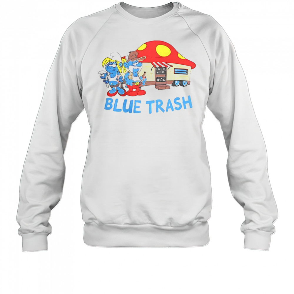 The Smurfs Blue Trash T-Shirt Sweatshirt
