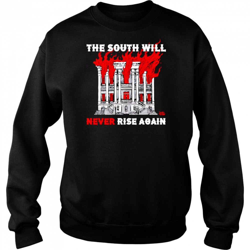 The south will never rise again shirt Hoodie