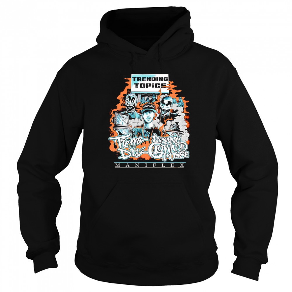 Tierre Diaz x ICP Collab Trending Topics shirt Sweatshirt