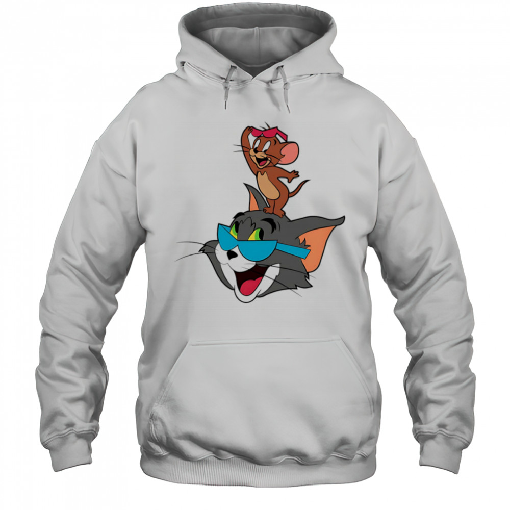 Tom and Jerry in Sunglasses funny shirt Hoodie