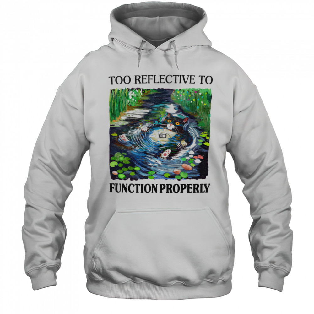 Too reflective to function properly shirt Hoodie