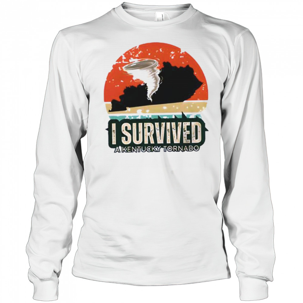 Tornado Survivor I Survived A Kentucky Tornado shirt Long Sleeved