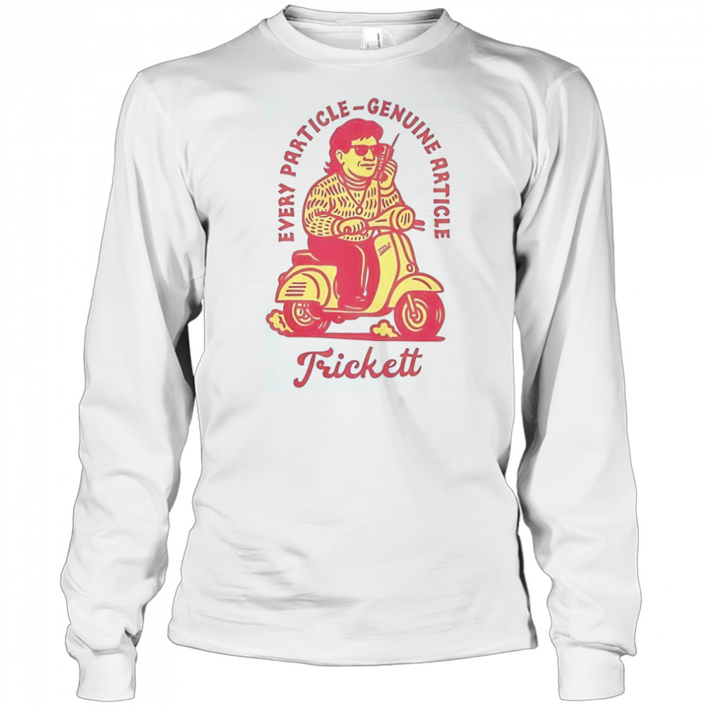 Trickett England Every Particle Genuine Article Scooter T-Shirt Long Sleeved