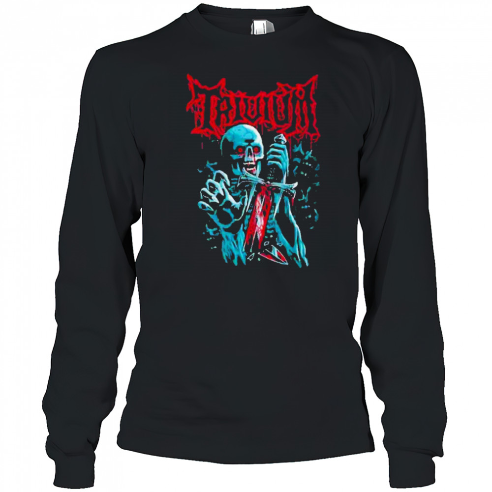 Trivium Skeleton Emblem Merchandise Fan Gifts 2025 shirt Long Sleeved