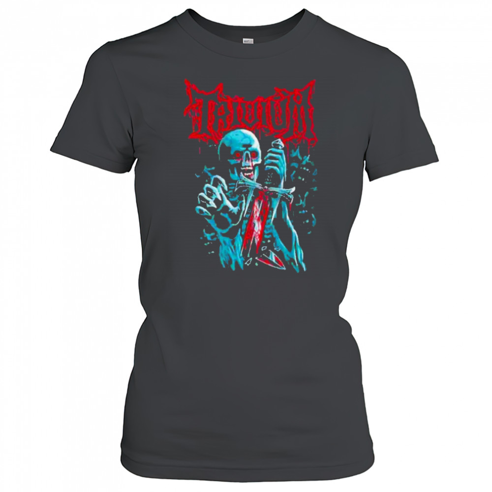 Trivium Skeleton Emblem Merchandise Fan Gifts 2025 shirt Women's T-shirt