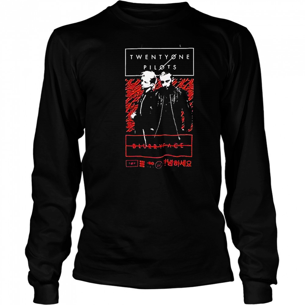 Twenty One Pilots Blurryface Duo Portrait Shirt Long Sleeved