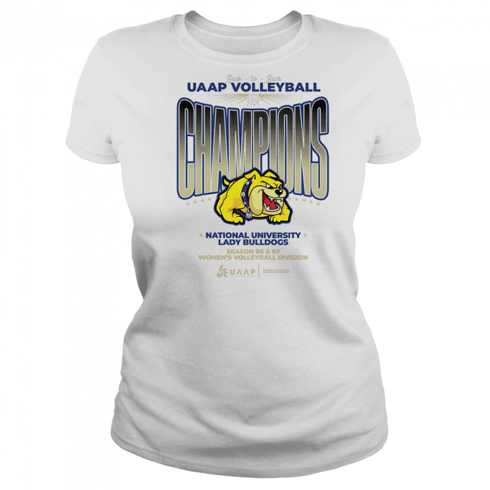 UAAP Volleyball Champions National University Lady Bulldogs shirt Women's T-shirt