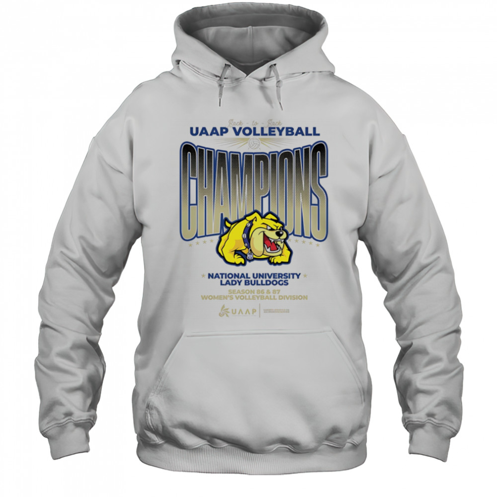 UAAP Volleyball Champions National University Lady Bulldogs shirt Hoodie