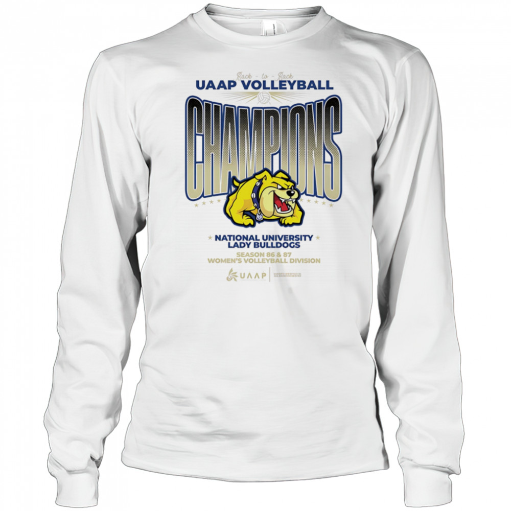 UAAP Volleyball Champions National University Lady Bulldogs shirt Long Sleeved