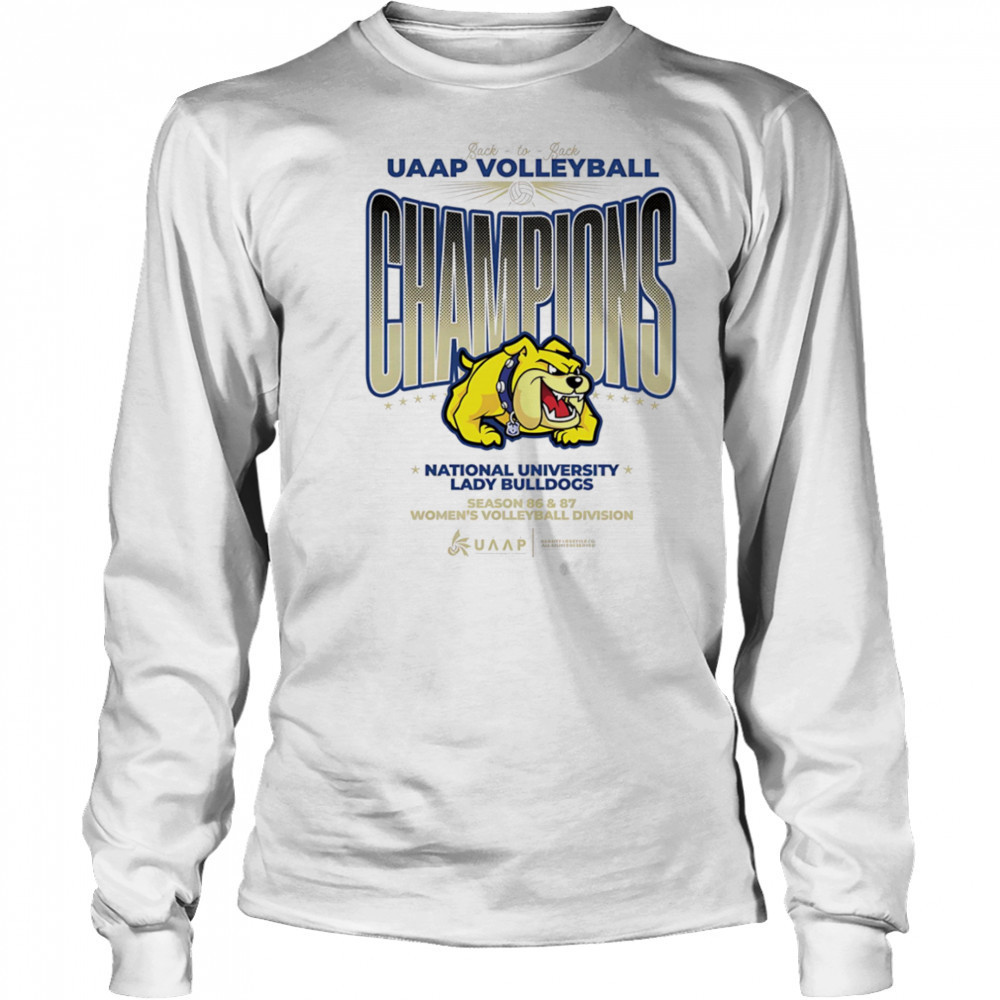UAAP Volleyball Champions National University Lady Bulldogs shirt Long Sleeved