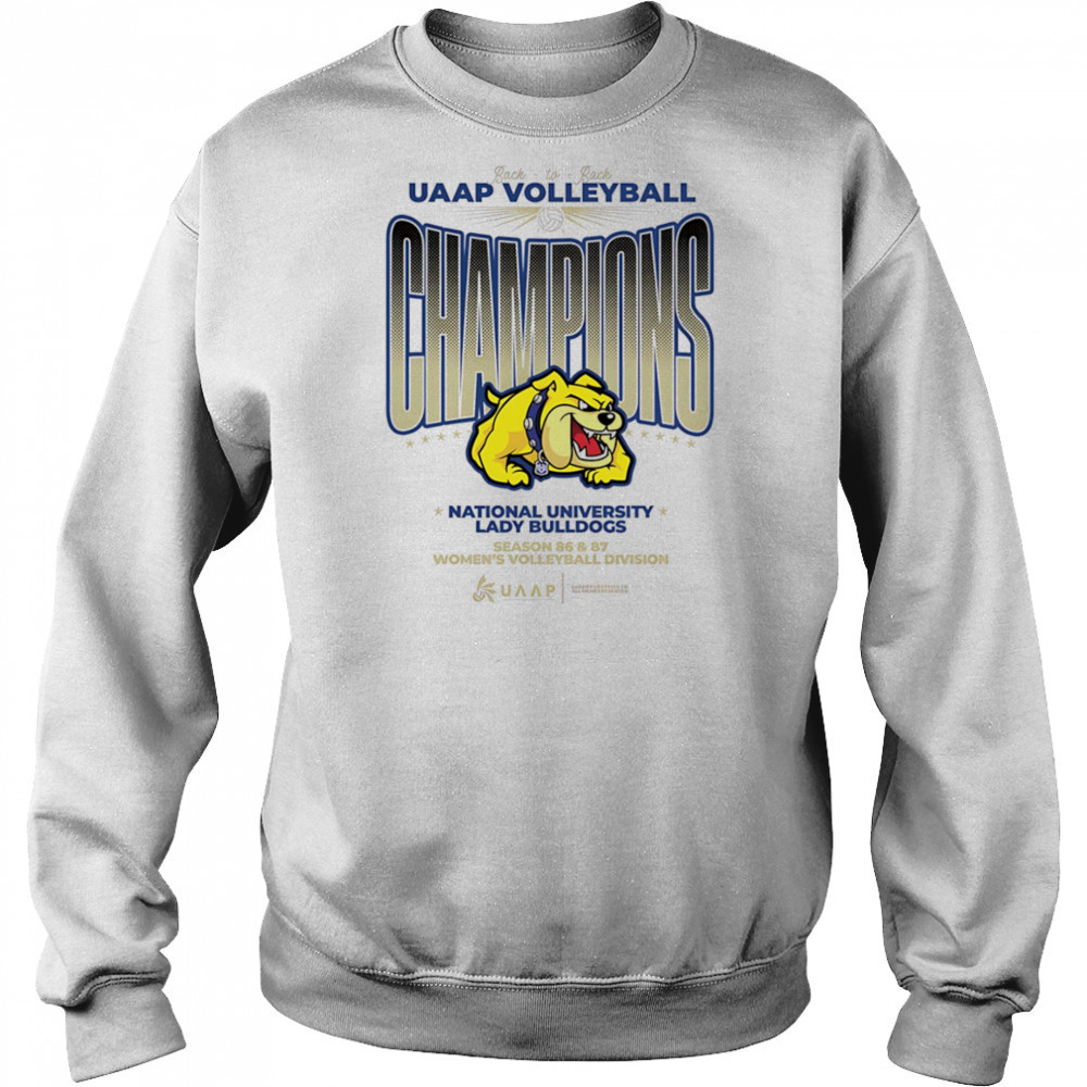 UAAP Volleyball Champions National University Lady Bulldogs shirt Hoodie