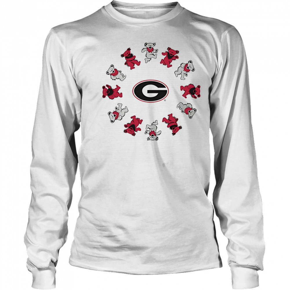 UGA x Grateful Dead Circle Bears shirt Long Sleeved
