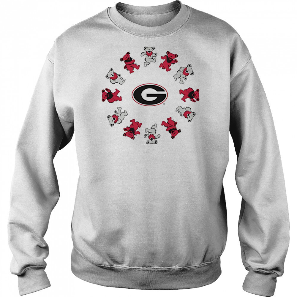 UGA x Grateful Dead Circle Bears shirt Hoodie
