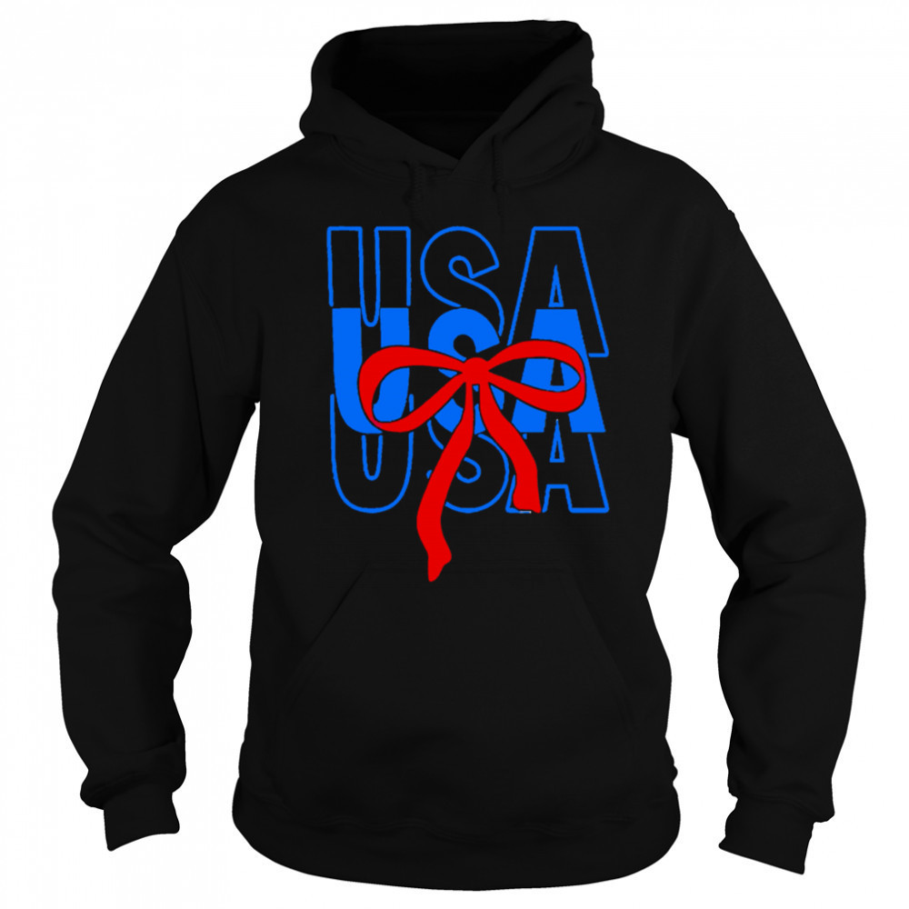 USA repeat attach a bow shirt Sweatshirt