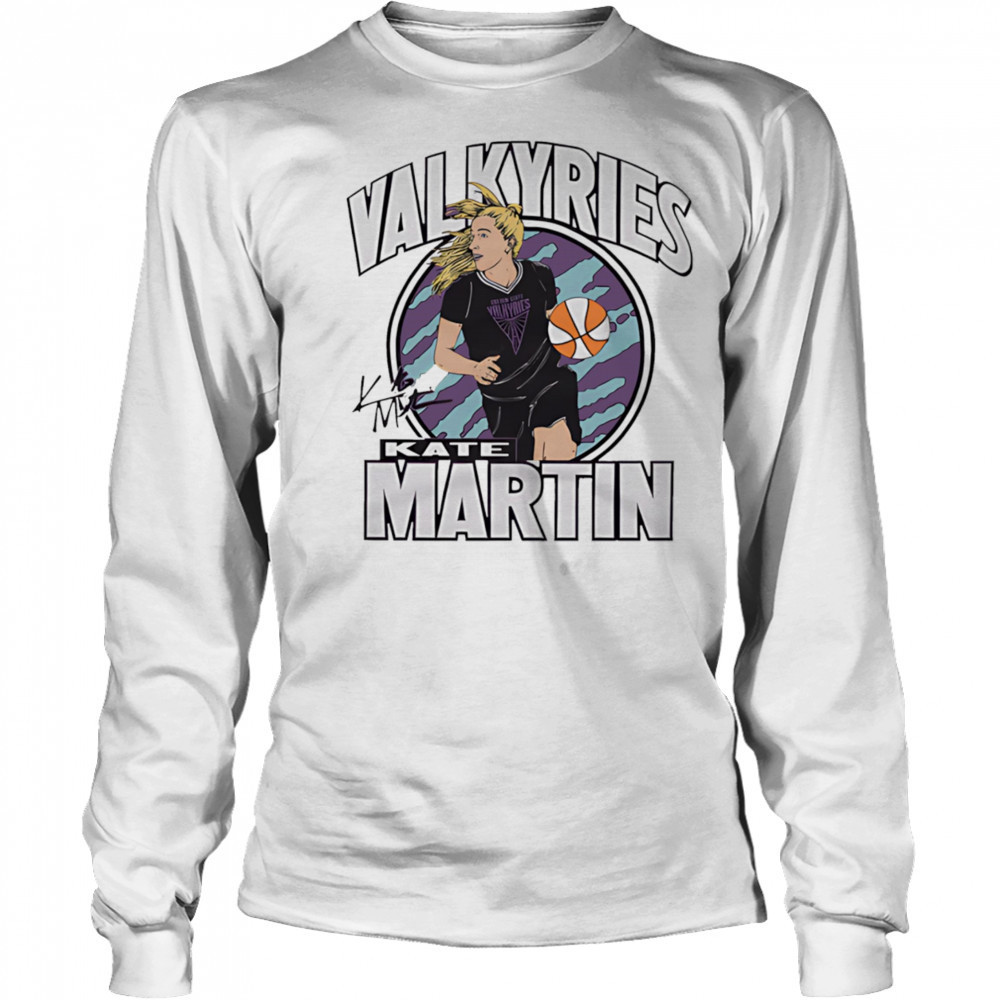 Valkyries Kate Martin cartoon signature shirt Long Sleeved