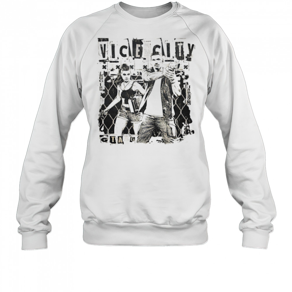 Vice City Gtag vintage black white shirt Sweatshirt