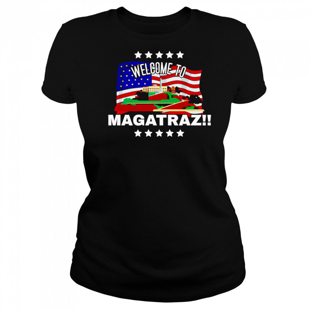 Welcome to MAGAtraz American Flag shirt Women's T-shirt