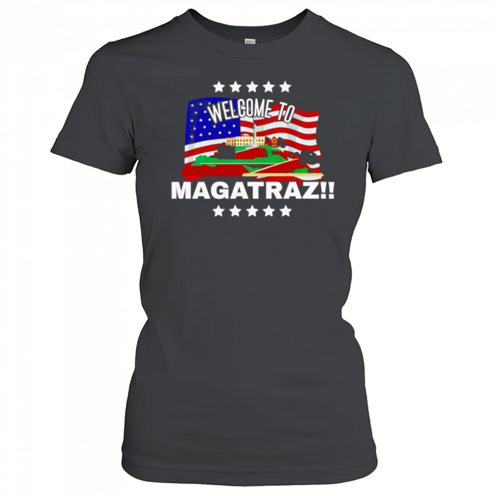 Welcome to MAGAtraz American Flag shirt Women's T-shirt