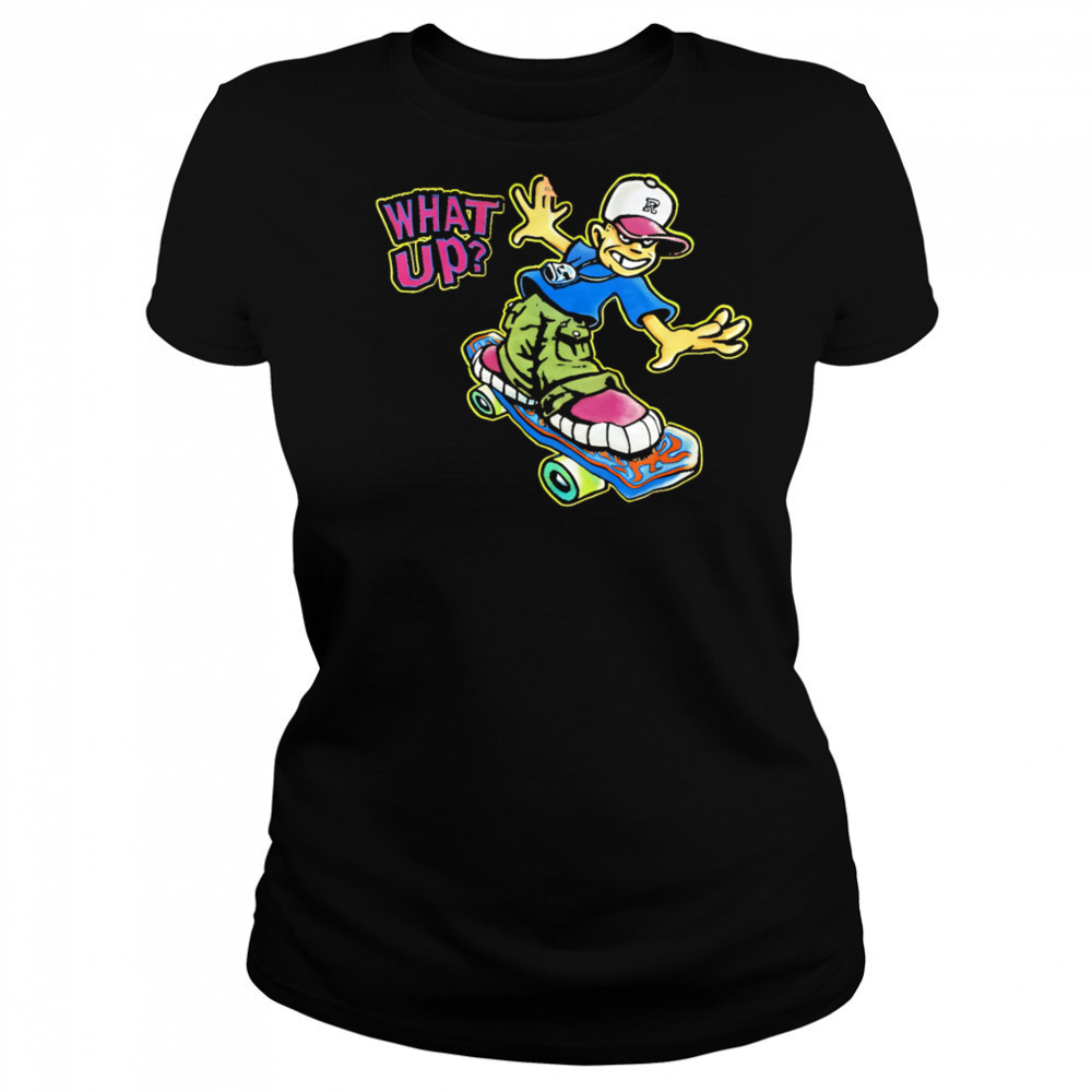What up hip hop roller skating shirt Women's T-shirt