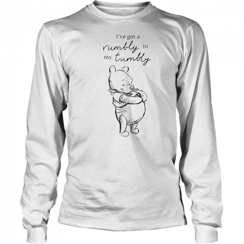 Winnie The Pooh I’ve Got A Rumbly In My Tumbly T-Shirt Long Sleeved