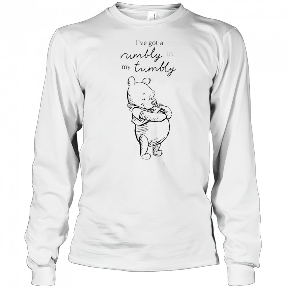 Winnie The Pooh I’ve Got A Rumbly In My Tumbly T-Shirt Long Sleeved