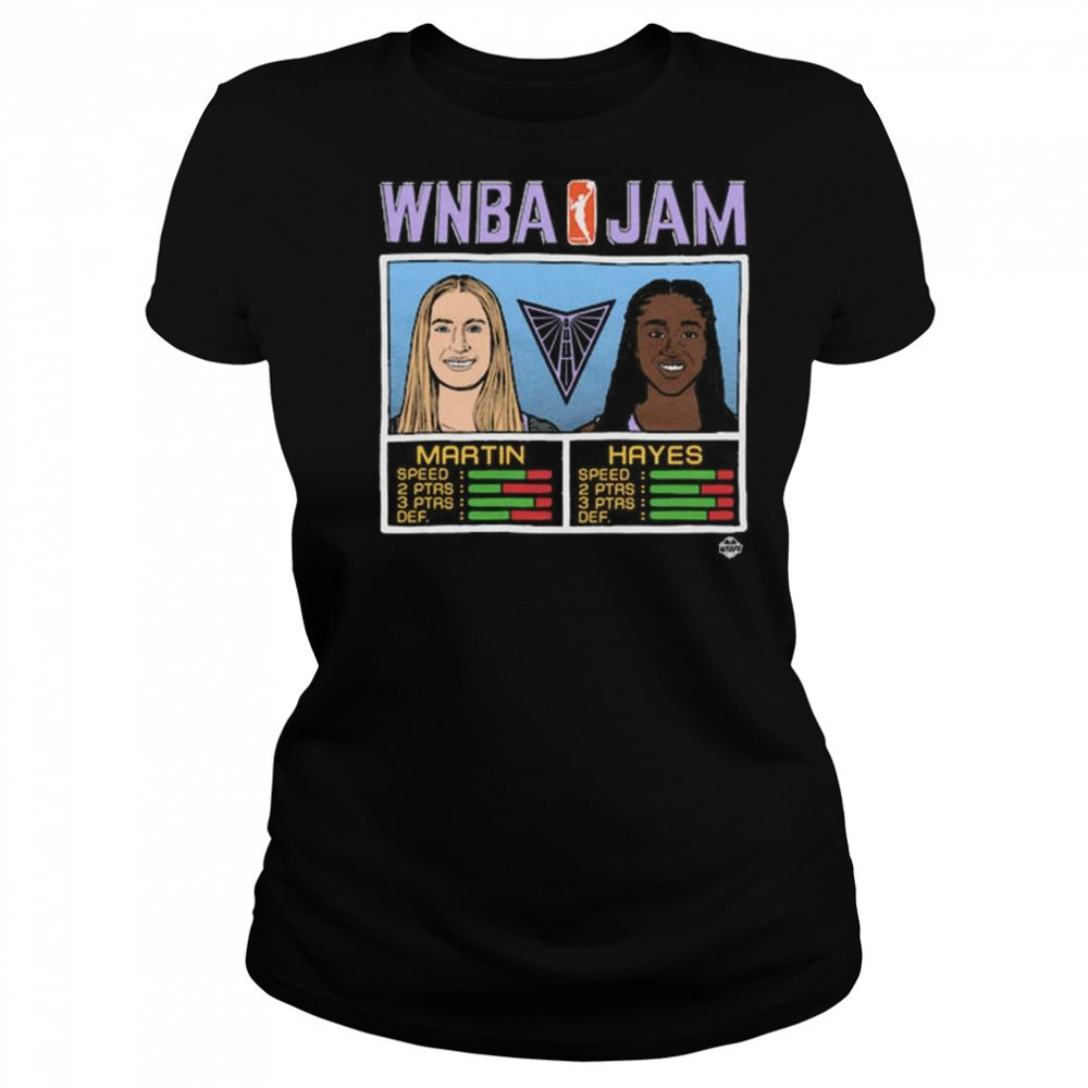 WNBA Jam Valkyries Martin And Hayes Shirt Women's T-shirt