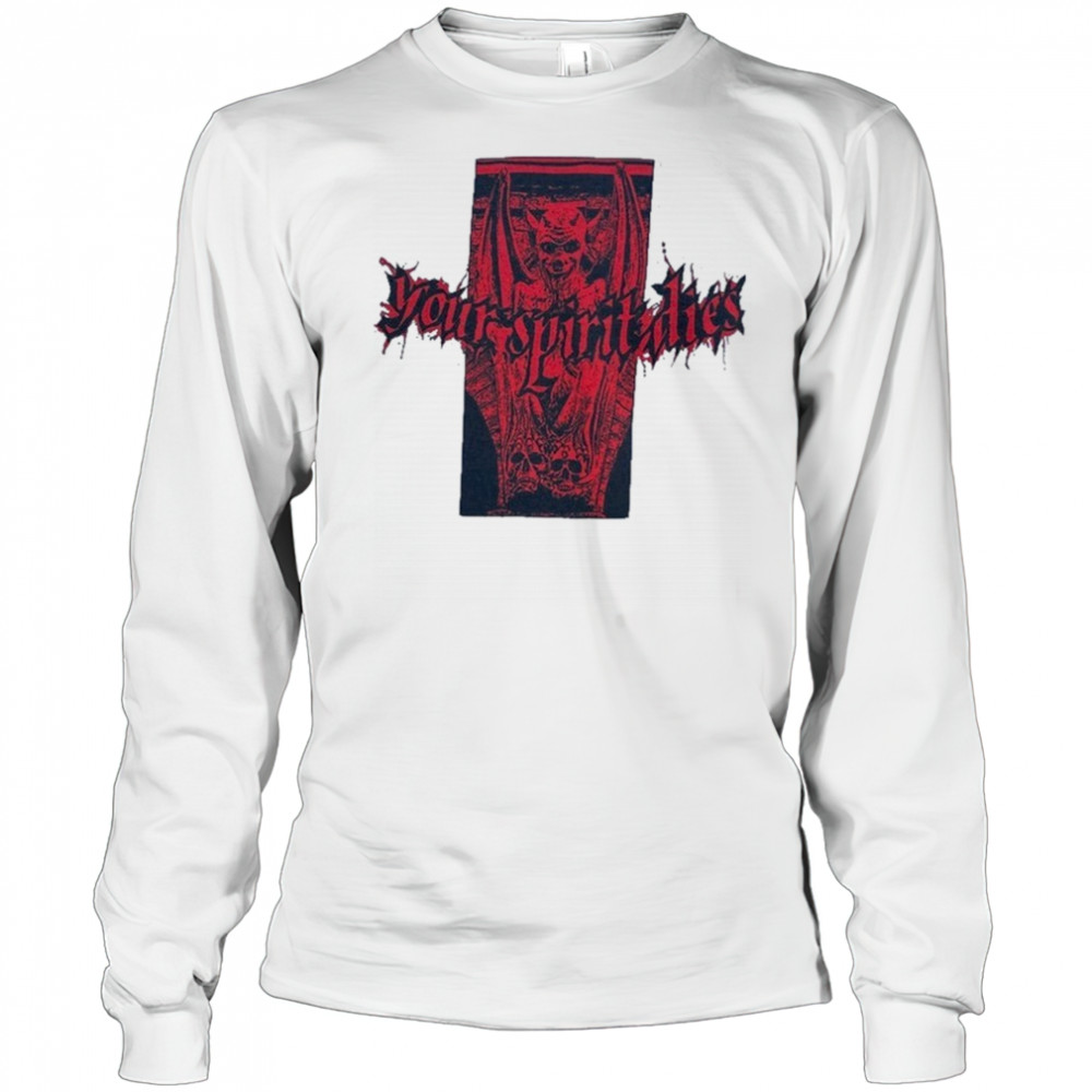 Your Spirit Dies Gargoyle T-shirt Long Sleeved
