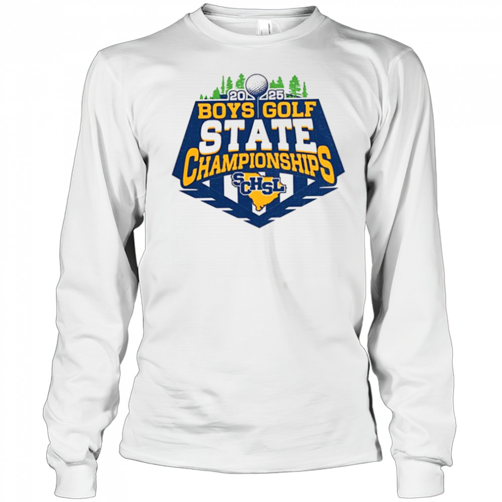 2025 Boys Boys Golf State Championships SCHSL shirt Long Sleeved