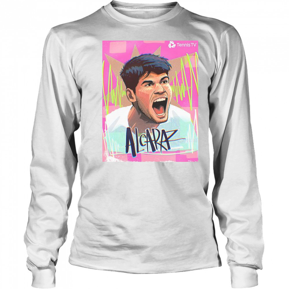 2025 Italian Open In Rome ATP Masters 1000 Champion Is Carlos Alcaraz T-Shirt Long Sleeved