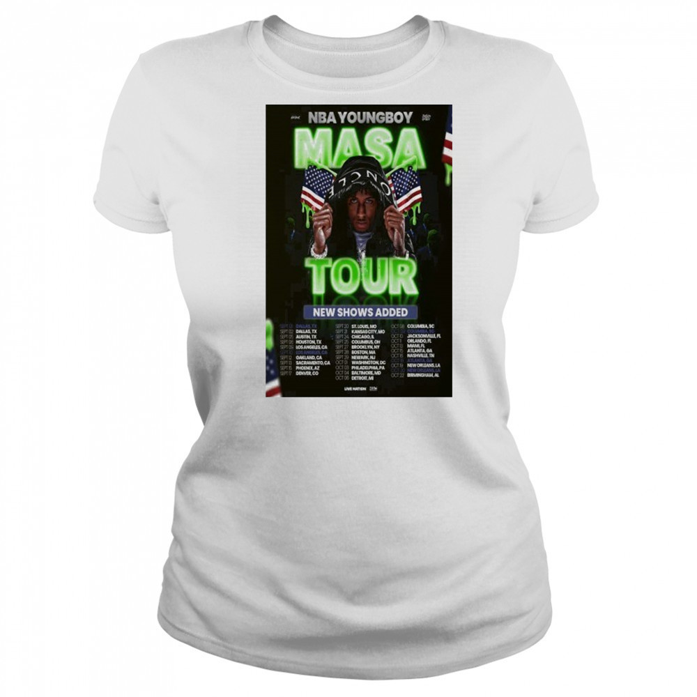 2025 Poster Hot YoungBoy Never Broke Again Announces 2025 MASA Tour shirt Women's T-shirt