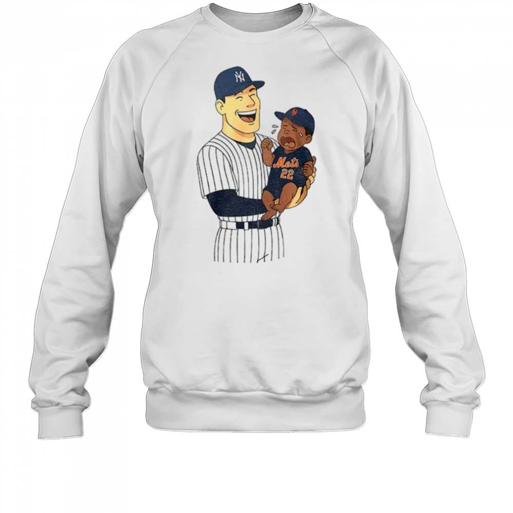 Aaron Judge Carrying Juan Soto baby crying MLB shirt Sweatshirt