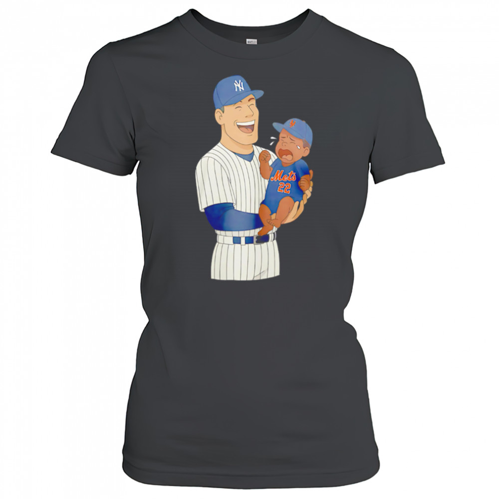 Aaron judge carrying juan soto crying shirt Women's T-shirt