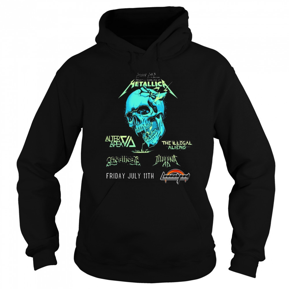 Alter Apex Productions Presents A Celebration of Metallica at Launchpad Friday July 11th 2025 t-shirt Sweatshirt