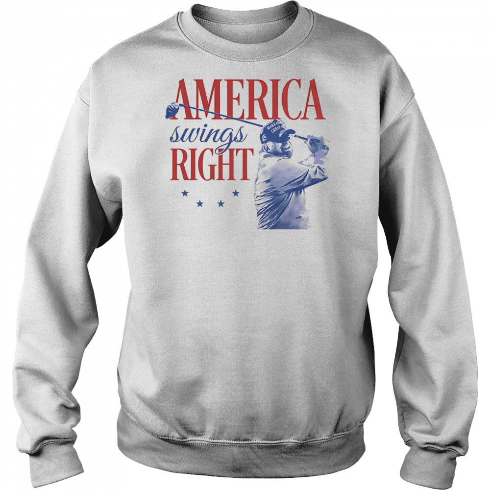 America swings right Trump shirt Hoodie