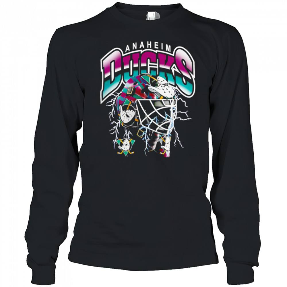 Anaheim Ducks Crease Lightning shirt Long Sleeved