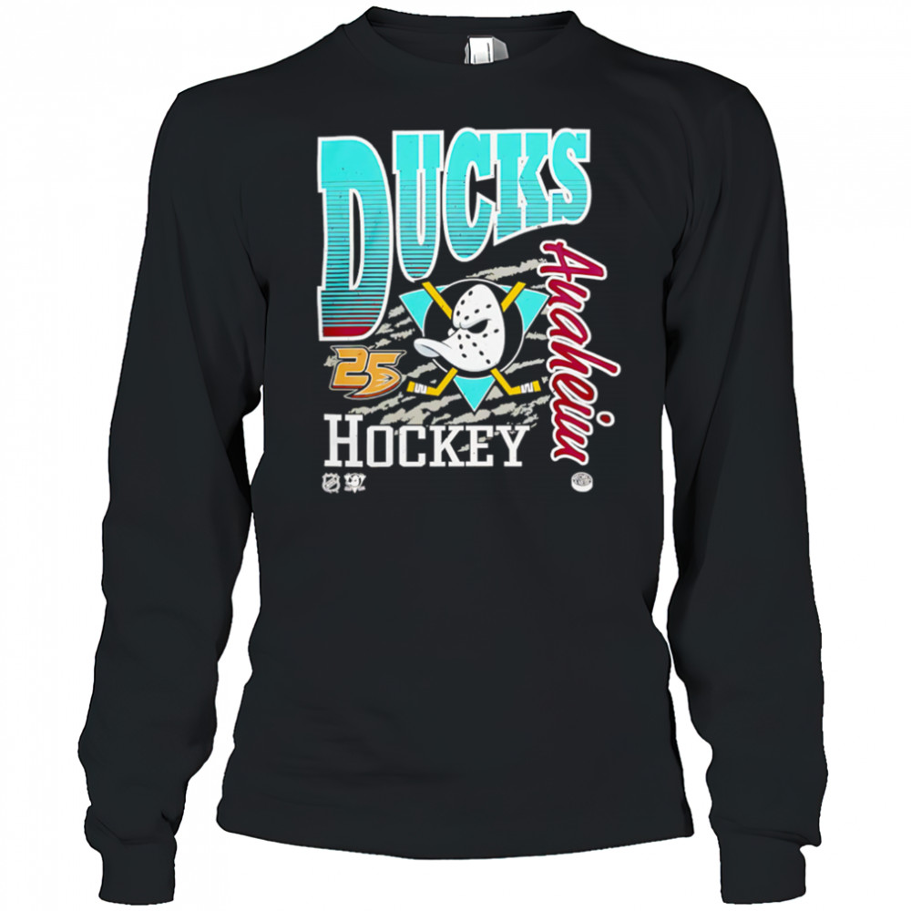 Anaheim Ducks Mitchell & Ness NHL Graphic Vintage 2025 shirt Long Sleeved