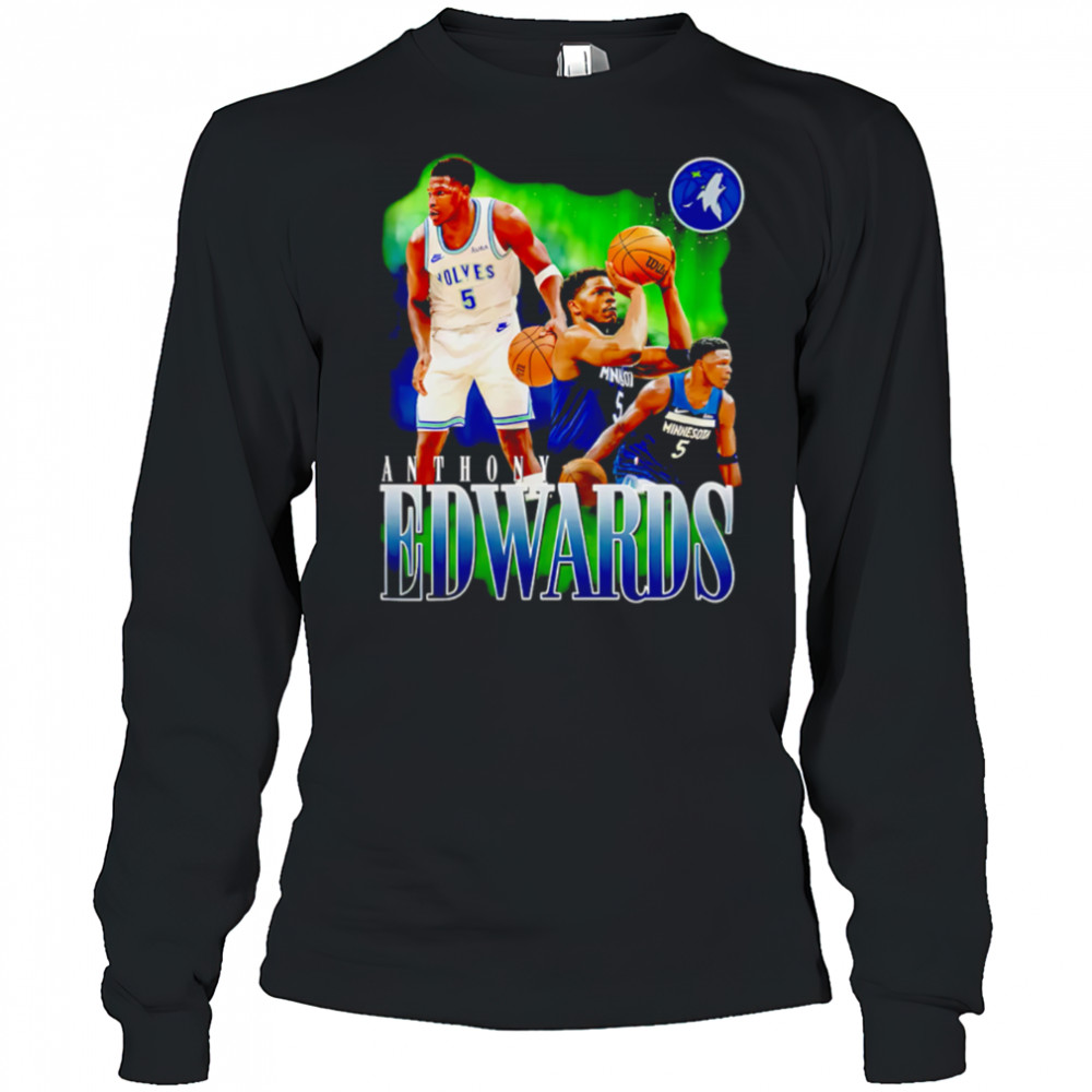 Anthony Edwards Minnesota Timberwolves Notorious 3 0 Player shirt Long Sleeved