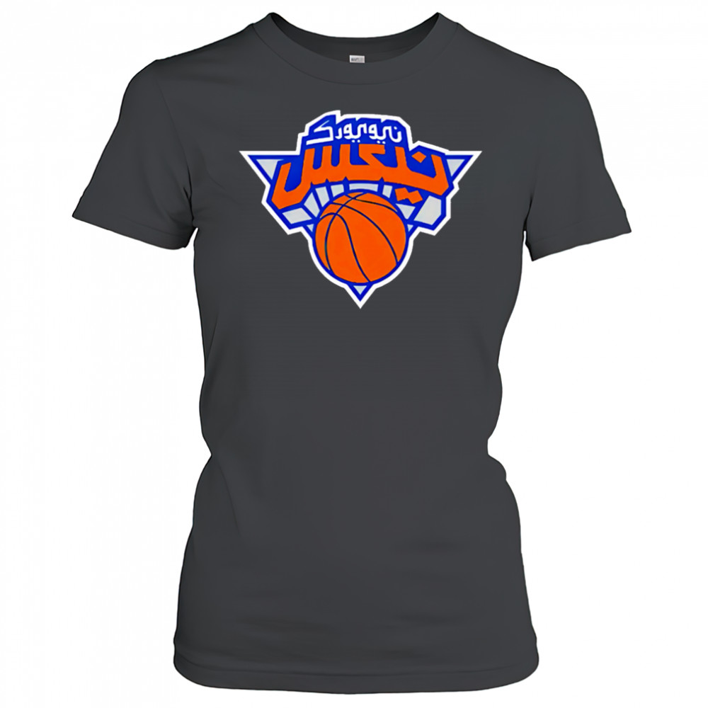 Arabic New York Knicks Logo shirt Women's T-shirt