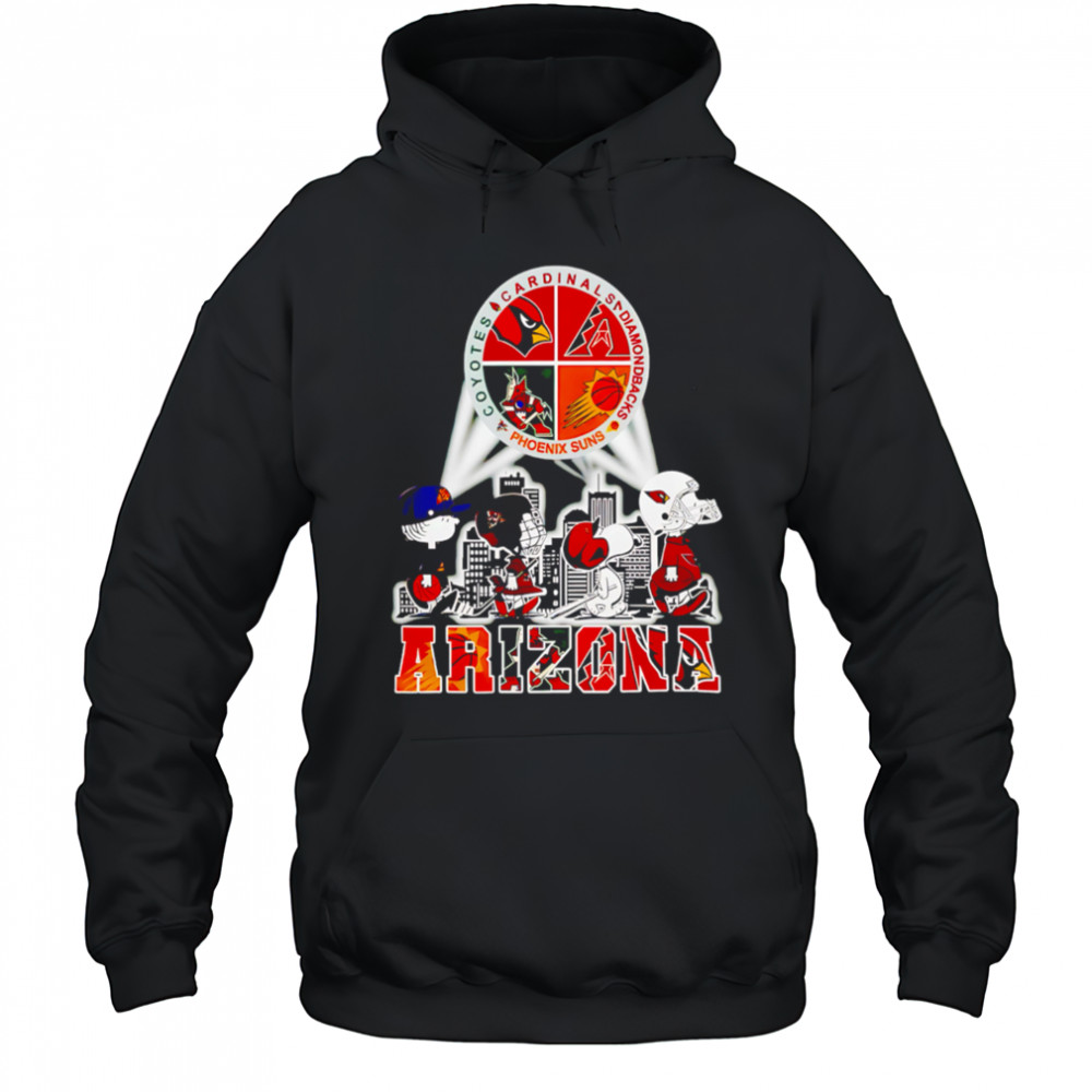 Arizona Sports Shop Snoopy Arizona Coyotes Arizona Cardinals Phoenix Suns Arizona Diamondbacks shirt Hoodie