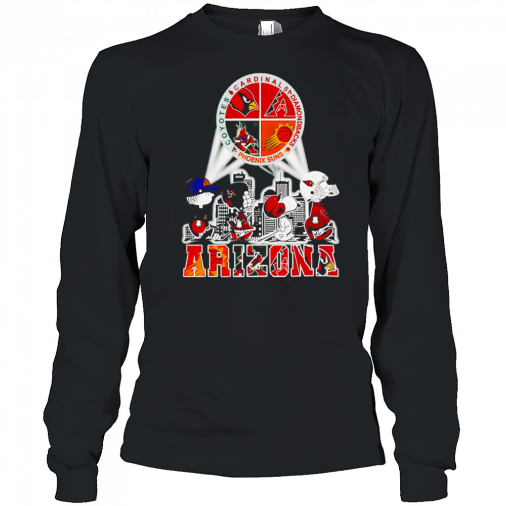 Arizona Sports Shop Snoopy Arizona Coyotes Arizona Cardinals Phoenix Suns Arizona Diamondbacks shirt Long Sleeved