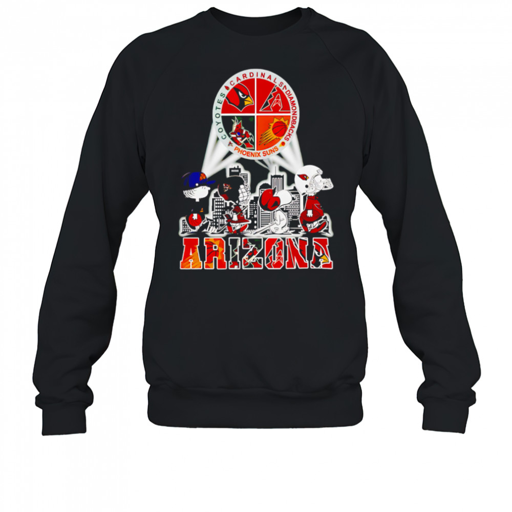 Arizona Sports Shop Snoopy Arizona Coyotes Arizona Cardinals Phoenix Suns Arizona Diamondbacks shirt Sweatshirt