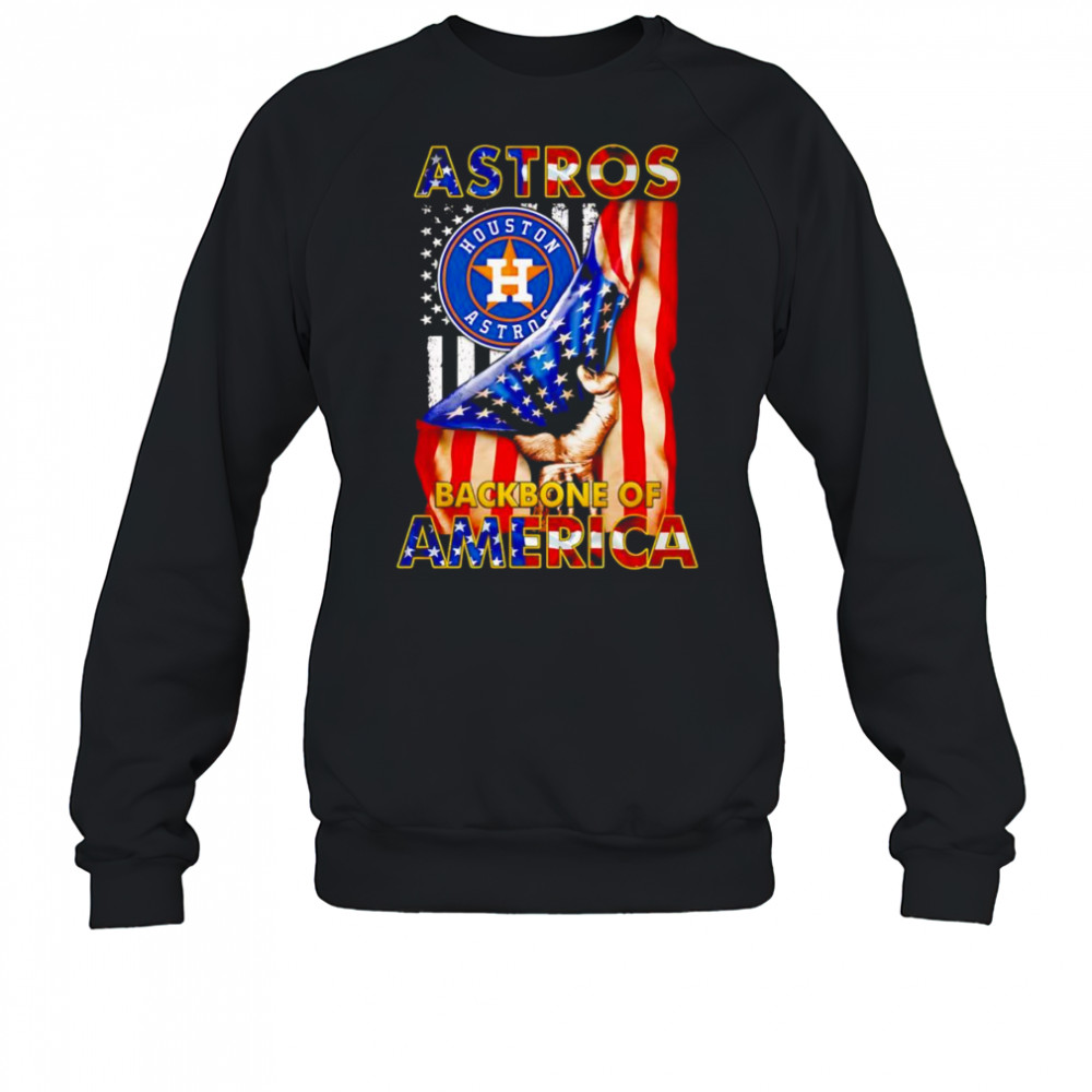Astros backbone of America flag shirt Sweatshirt